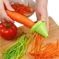 thumbnail image 4 of POINTERTECK 2PCS Spiralizer For Veggie Noodles  Handheld Spiralizer Vegetable Fruit Spaghetti Zucchini Noodle Maker Grater Slicer Cutters  Kitchen Gadget(Pink), 4 of 8