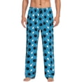 thumbnail image 1 of Balery Bowling Balls Pantalones de pijama para hombre, pijama ultraligero, pantalón de descanso-Large, 1 of 6