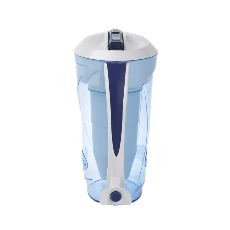ZeroWater 10 kopjes waterfilterkruik met geavanceerd 5 traps filter, 0