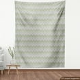 thumbnail image 3 of Muted Colors Fabric by the Yard Upholstery, Horizontally Aligned Chevron Inspired Layout Classic Abstract Details, Decorative Fabric for DIY and Home Accents, Multicolor by Ambesonne, 3 of 4