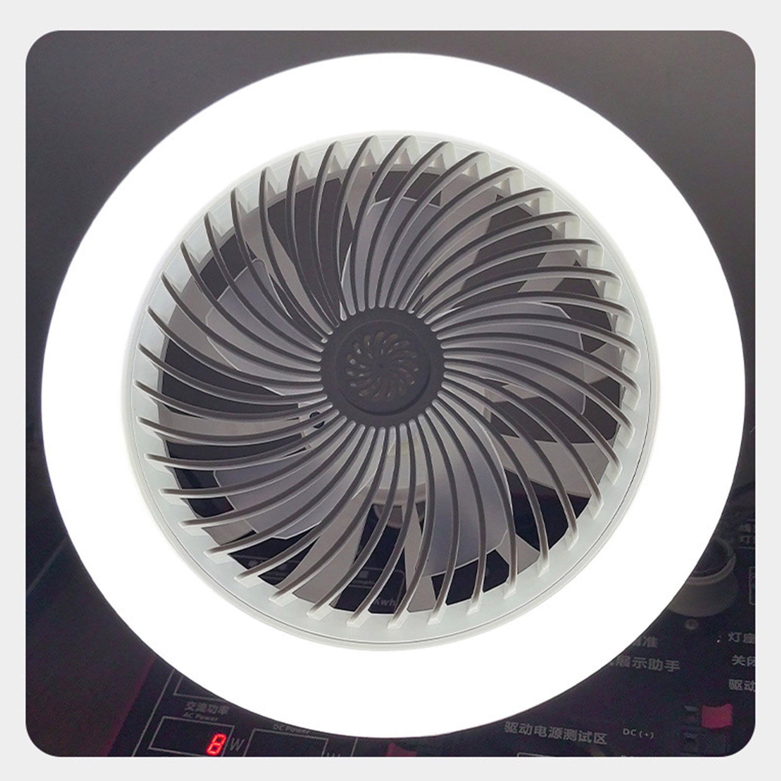 Ceiling Fan with Light & Aromatherapy, 10" Universal Head Socket Fan with 3-Speed Quiet Fan, 3-Color Dimmable LED Hidden Fan for Bedroom, Closet & Kitchen