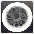 thumbnail image 7 of EUDIDV Portable Lighted Fans​ Remote Control Study Bedroom Living Room Super Bright Energy-saving Fan Light E27 Universal Head Three Gear Light Three Gear Wind Speed;Fans with Illumination, 7 of 7