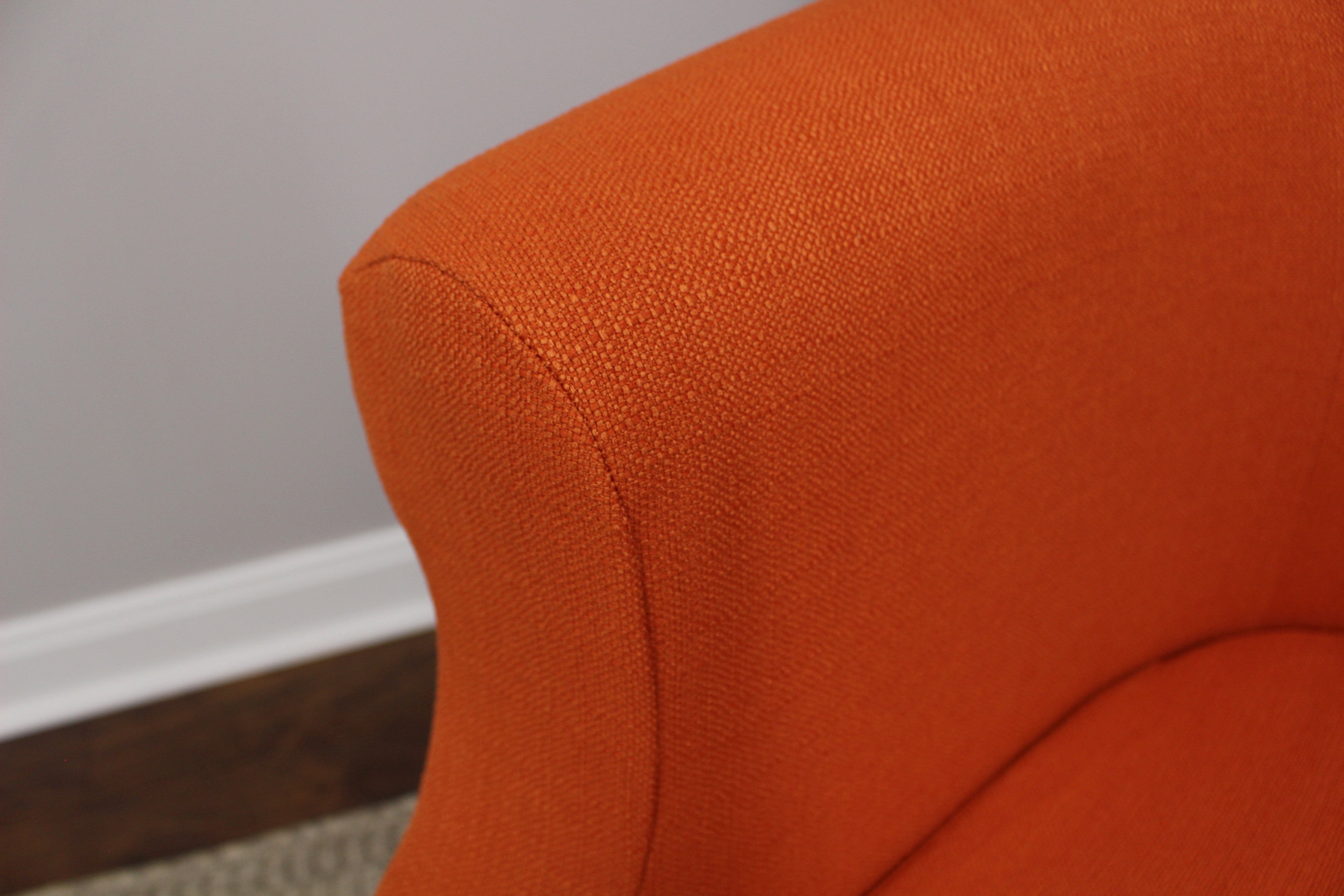 Fox Hill Trading Nikole Club Chair, Hacienda Orange