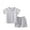 Color5, variant on Darzheoy Toddler Girls And Boys Outfits Solid Color Baby Clothes Summer T-shirt And Shorts Round Neck Short Sleeve 2 Piece Sets ,Size 3 Month-5 Years