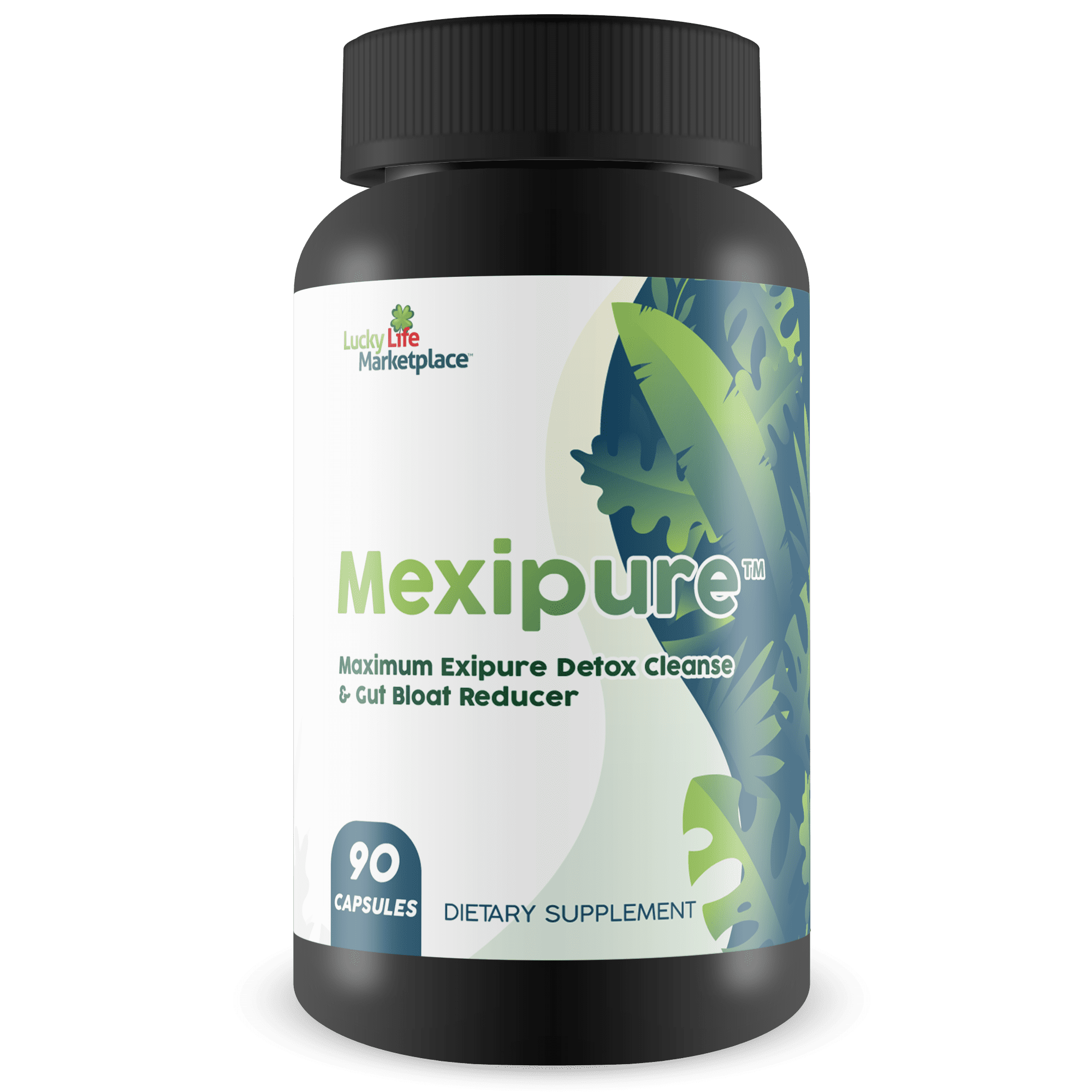 Mexipure - Maximum Exipure Detox Cleanse & Gut Bloat Reducer - Promote Healthy Digestion, Detoxification, Cleansing - Psyllium, Turmeric, Apple Cider Vinegar - Additional Immune Support Benefits