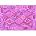 thumbnail image 1 of Ahgly Company Indoor Rectangle Abstract Purple Contemporary Area Rugs, 2' x 5', 1 of 4