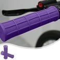 thumbnail image 3 of Rubber Handlebar Cover, Bike Handle Grip, Ergonomic Non-Slip Soft Rubber, Compatible with Mountain and Road Bicycles, Tricycles, Scooters, Easy Installation, 22.2mm Diameter, 3 of 7