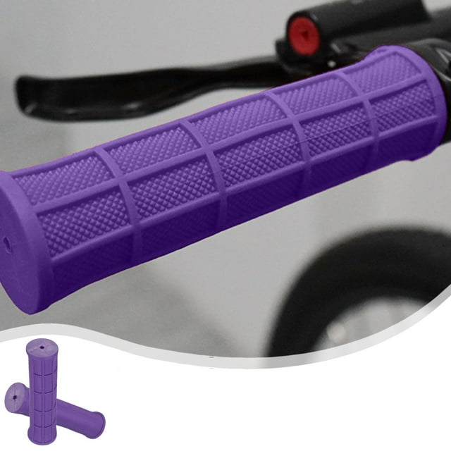 Puños Ergonómicos de Goma para Manillar de Bicicleta - 22,2 Mm Antideslizantes | Agarre Suave y Cómodo para Bicicletas de Montaña, Carretera y Bmx | Juego de 2 (Negro | Verde Menta | Rojo | Naranja)