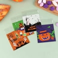 thumbnail image 3 of MesaSe 100PCS Halloween Candy Bag Gift Cookie Bags Biscuits Snack Plastic Packaging, 3 of 5