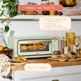 thumbnail image 4 of Beautiful Infrared Air Fry Toaster Oven, 9-Slice, 1800 W, Sage Green by Drew Barrymore, 4 of 15