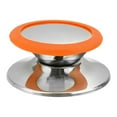 thumbnail image 1 of Universal Stainless Steel Anti-scald Pot Cover Knob Household Kitchen Antislip Pan Lid Handle Grip Cookware Kitchenware Orange Large, 1 of 9