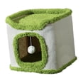 thumbnail image 1 of Cama para gatos, cama cubierta, cabaña escondite, suministros suaves para mascotas, nido para dormir, cubo, condominios para gatos Una sola capa, 1 of 8