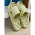 thumbnail image 2 of Women's/men's Summer Bathroom Slippers, Simple Casual Style, Couples' Home Slippers With Anti-slip Design And Draining Holes, Black Eva, 2 of 4