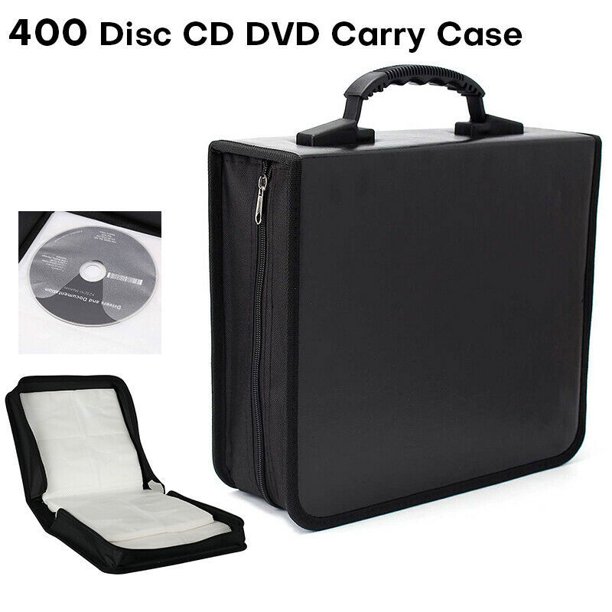 400/520 Discs Portable Zipper CD DVD Case Card Holder Storage Carrying Bag Organizer Wallet