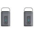 thumbnail image 4 of Soidarity Bomba de aire eléctrica portátil: esencial para los entusiastas del aire libre Portátil Conveniente PP Fácil de gris 1200mA gris 1200mA 2Conjunto, 4 of 6