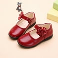 thumbnail image 5 of Miluxas Girl's Flats Lightweight School Uniform Shoes Casual Dress Shoes (Toddler/Little Kid/Big Kid/Youth) Red 1 M(34), 5 of 7