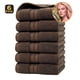 thumbnail image 1 of Toallas, toallas de baño, toallas de baño, paño de limpieza de microfibra, juego de 6 toallas suaves y muy absorbentes de 400 g/m² para baño, gimnasio, ducha, hotel y spa., 1 of 4