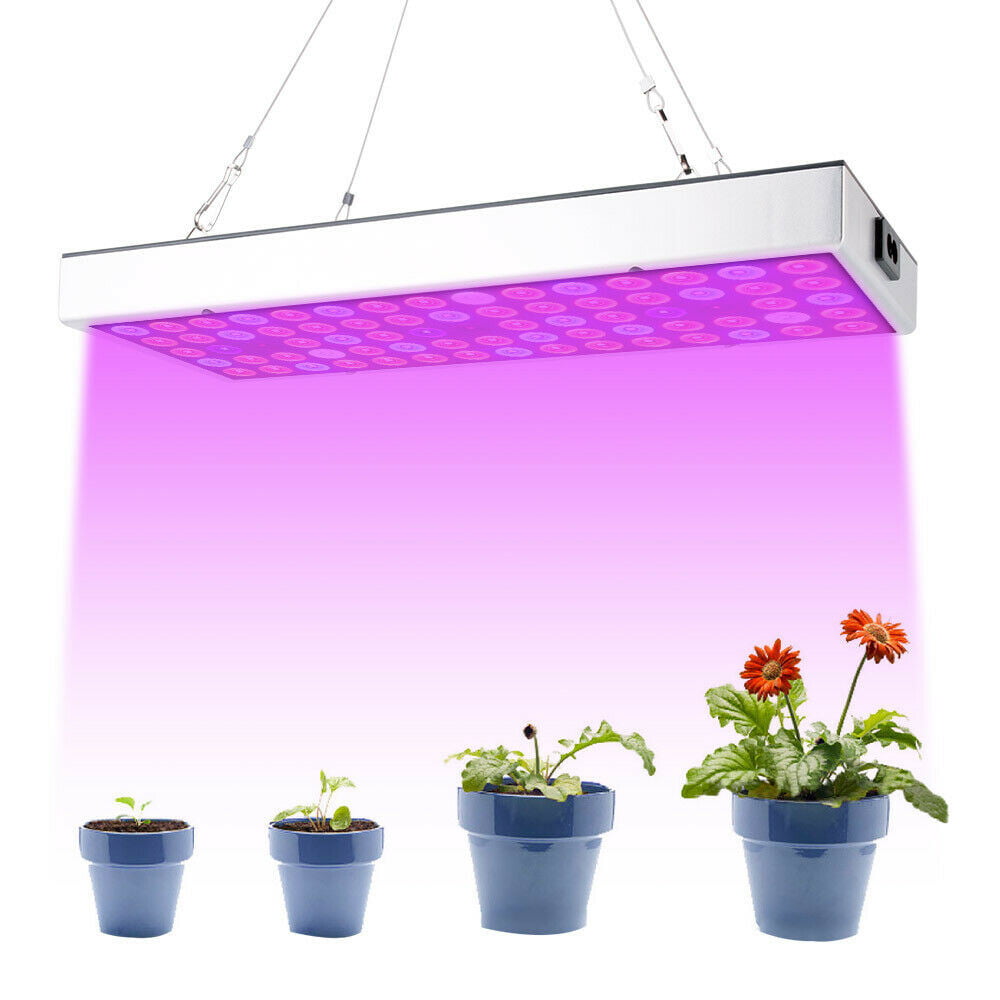 25W 75LED Grow Light Hydroponic Full Spectrum Indoor Plant Flower Growing Bloom 