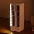 thumbnail image 3 of Ventilador de Escritorio Portátil con Luz Nocturna Ventilador de Mesa Silencioso Ventilador de Torre de Escritorio con Velocidad de Viento Ajustable para Dormitorio Oficina ANGGREK  Otros, 3 of 8