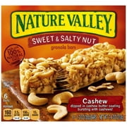 Nature Valley Sweet & Salty Nut Granola Bar Cashew