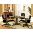 thumbnail image 3 of Furniture of America Bellamy Wood Round Multi-Purpose Gaming Table in Gray, 3 of 9