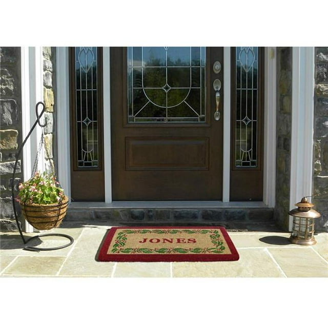 Nedia Home O2253 22 x 36 Po Tapis de Sol en Fibre de Coco Robuste - Personnalisé