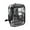 Black, variant on Transparent Backpack Plastic Bookbag See Through Backpacks Waterproof Clear Backpack for Travel, School