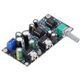 thumbnail image 1 of OP AMP Audio Module, Changeable Small Headphone  Board PCB Portable 2 Channel Single Power Supply AC 6-18V  For DIY, 1 of 8