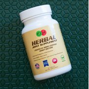 Herbal Joint Supplement - Natural Turmeric, Nigella Sativa, Fenugreek, Ginger, and More. Made in USA. 60 Vegetarian Tablets