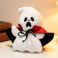 thumbnail image 4 of Halloween Decor, Halloween Party Favors, Cute Plush, Kids Party Favors, 6X3 Inch 1Pc Friendly Spooky Ghost Plush with Vampire Cape, Soft Stuffed Figure That Adds Whimsical, 4 of 8