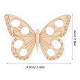 thumbnail image 2 of 2Pcs Butterfly Embroidery Floss Organizer Wooden Cross Stitch Floss Organizer Thread Holder Keeper, 2 of 7