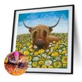 thumbnail image 2 of Pintura de diamante 5D DIY completo redondo taladro ganado Kit decoración del hogar arte artesanal FLhrweasw Nuevo, 2 of 9