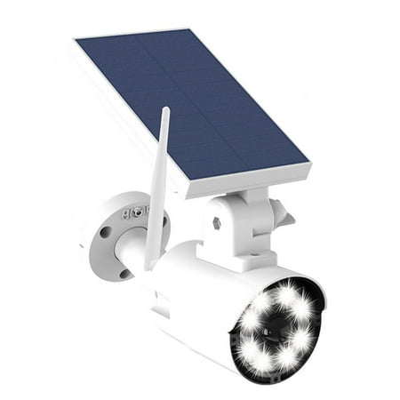 

Clearance Sale!!! Home Cctv Security Fake Camera Solar Power Simulated Surveillance Dummy Camera Indoor Outdoor Mini Bullet Led Light Camera 2In1