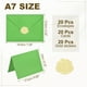 thumbnail image 2 of Uxcell 20 Paquete de Sobres Verde Hierba 5x7 con Tarjetas, Sobres A7 con Solapa en V y Adhesivos Dorados para Tarjetas de Felicitación e Invitaciones, 2 of 6