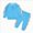 T400-Sky Blue, variant on Girls Boys Zipper Sweatshirt And Sweatpants Set Pajamas & Dailywear Set Cardigan Sweatshirt Set Back-To-School Pajamas & Dailywear Set 1T 2T 3T 4T 5T 6T Set 9-12 Months