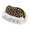 White Lace, variant on Ellison+Young Tulle Laced Leopard Cosmetic Case – Sassy & Feminine Pouch for Makeup, Travel, or Everyday Use