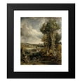 thumbnail image 2 of John Constable 12x14 Black Modern Framed Museum Art Print Titled - The Vale of Dedham, 2 of 5