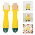 thumbnail image 1 of FENGGUIQU 2Pcs Plastic Sewing Rollers Yellow Tools for Sewers in Sewing Projects, 1 of 8