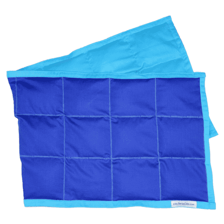 SensaCalm Dazzling Blue w/ Scuba Blue - Weighted Wrap (3 lb)