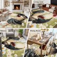 thumbnail image 5 of 6'x9' Area Rugs, Spring Floral Rooster Indoor Outdoor Area Rug for Living Room Bedroom, Vintage Rooster Pastoral Washable Bathroom Rugs Kitchen Floor Carpet Mats Home Decor Aesthetic, 5 of 8