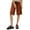 Brown, variant on OHHSHEEN Women's Comfy Bermuda Shorts - Elastic Drawstring Waist, Utility Pockets, Summer Casual