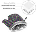 thumbnail image 6 of Naloa Mardi Gras Carnival3 Oven Mitts and Pot Holders 4 pcs Set, Cooking Baking Grilling Kitchen Oven Glove for Cooking, 6 of 6