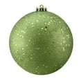thumbnail image 2 of Northlight 6" Shatterproof Holographic Glitter Christmas Ball Ornament - Gold, 2 of 4