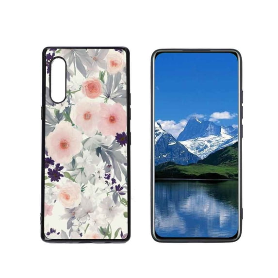 Flowers-125 Phone Case, Degined for LG Velvet 5G Case Men Women, Flexible Silicone Shockproof Case for LG Velvet 5G