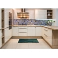 thumbnail image 5 of Ahgly Company Indoor Square Patterned Night Black Area Rugs, 6' Square, 5 of 6
