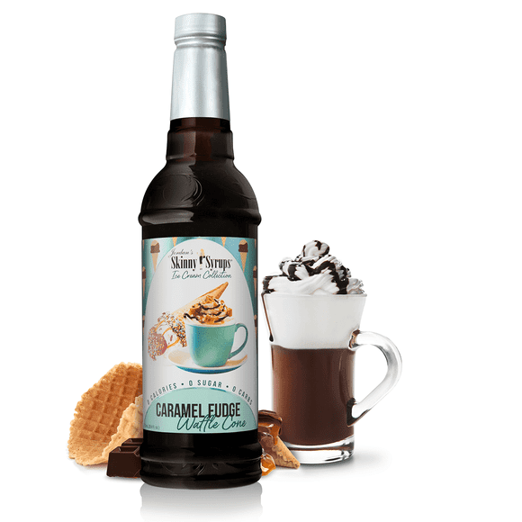 Skinny Mixes, Sugar Free Syrup, Caramel Fudge Waffle Cone, 750ml