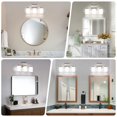 thumbnail image 3 of Lámpara de Baño FonmYim de 3 Luces en Níquel Cepillado, 3 of 7