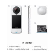 Insta360 X4 Air 8K 360 Action Camera Starter Bundle, Arctic White