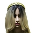 thumbnail image 4 of Fashion Women Braided Wig Hair Hoop Hairpiece Wide Headband Headwear Accessory, 4 of 8