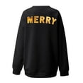 thumbnail image 5 of Atogsazn Womens Christmas Oversized Sweatshirt Casual Long Sleeve Pullover Sweatshirts Loose Fit Tops Clothes 02-Black S Fashion, 5 of 5